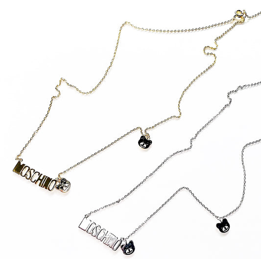 DAINTY MOSCHINO TEDDY NECKLACE