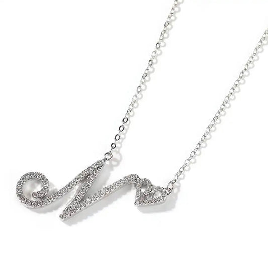 LOVE HEART INITIAL NECKLACE